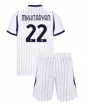 Billige Fotballdrakt Inter Milan Henrikh Mkhitaryan #22 Replika Bortedraktsett Barn 2026-27 Kortermet (med bukser)
